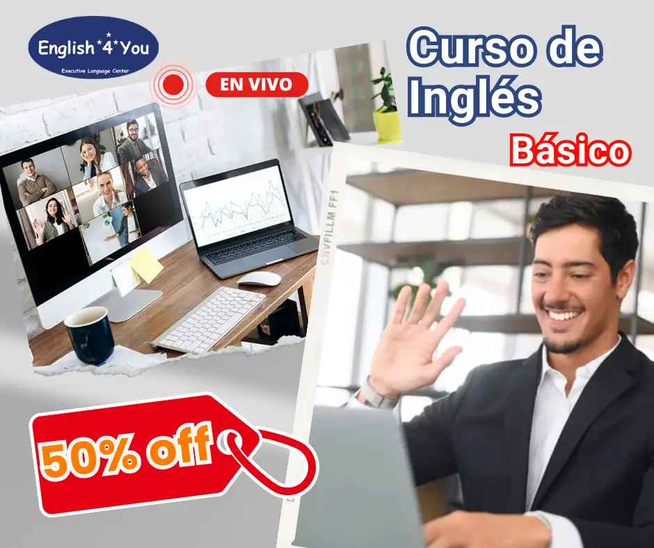 50% de descuento en tu curso de inglés