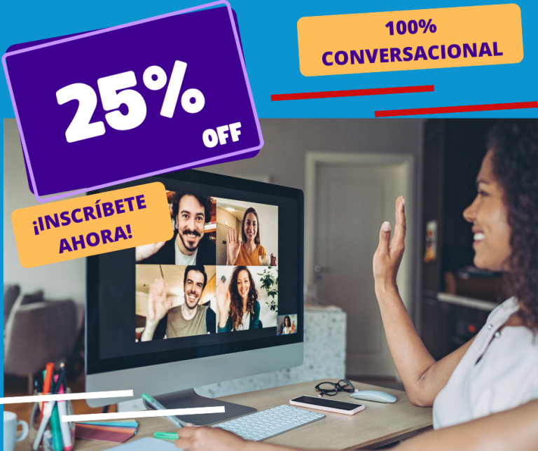25% de descuento Curso de Inglés