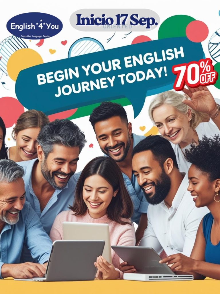 Curso de inglés 70% off